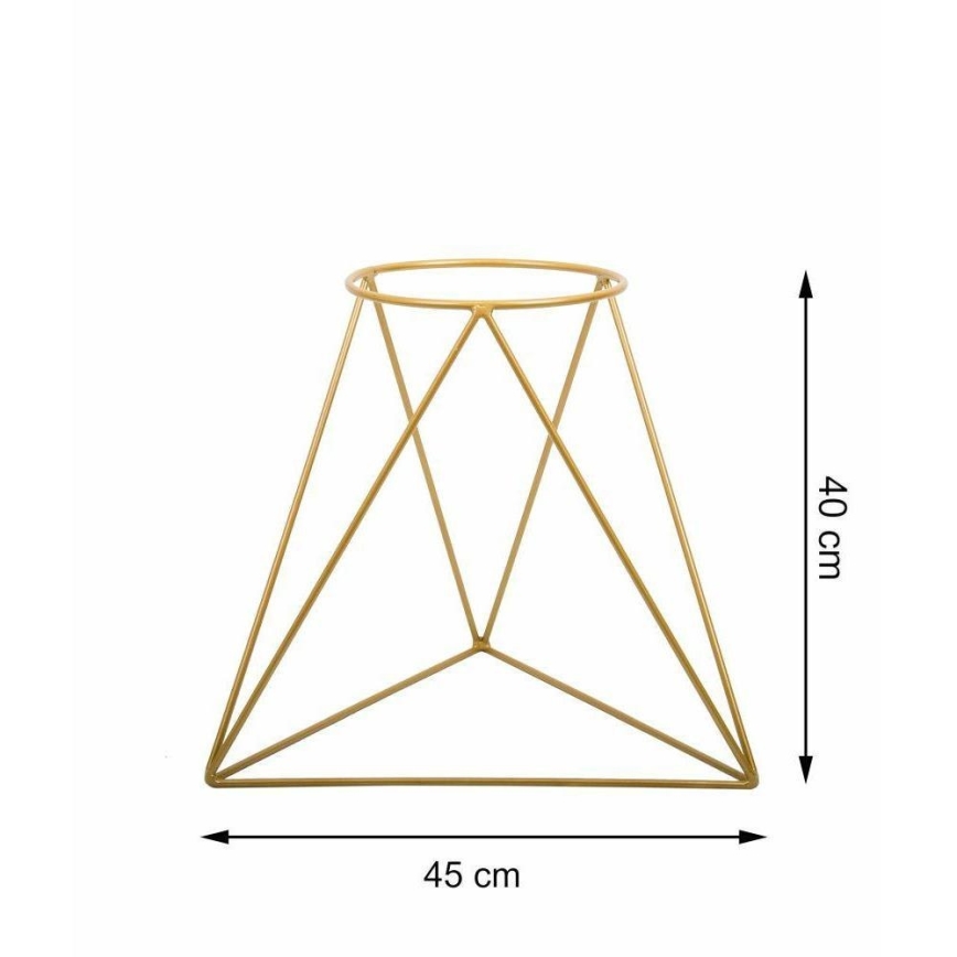 Soporte para macetas TRIANGL 40x45 cm dorado
