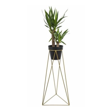 Soporte para macetas TRIANGL 90x50 cm dorado