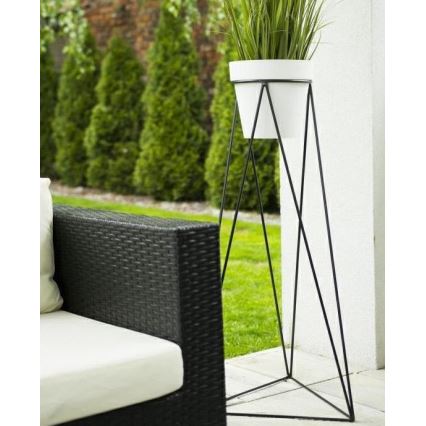 Soporte para macetas TRIANGL 90x50 cm negro
