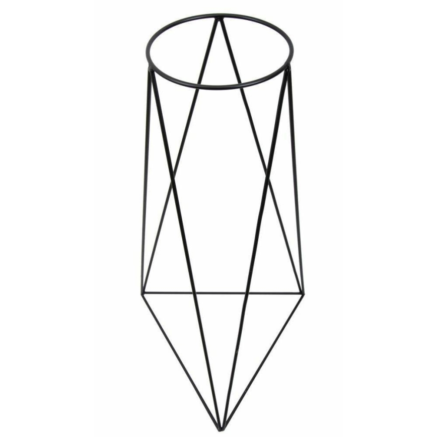 Soporte para macetas TRIANGL 90x50 cm negro