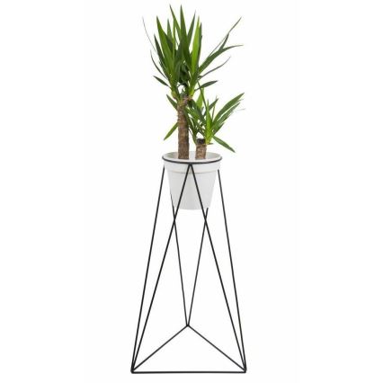 Soporte para macetas TRIANGL 90x50 cm negro