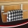 Soporte para paños de cocina 8x23,5 cm acero inoxidable