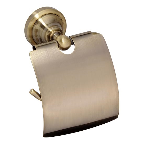 Soporte para papel 14x15 cm, acabado en bronce