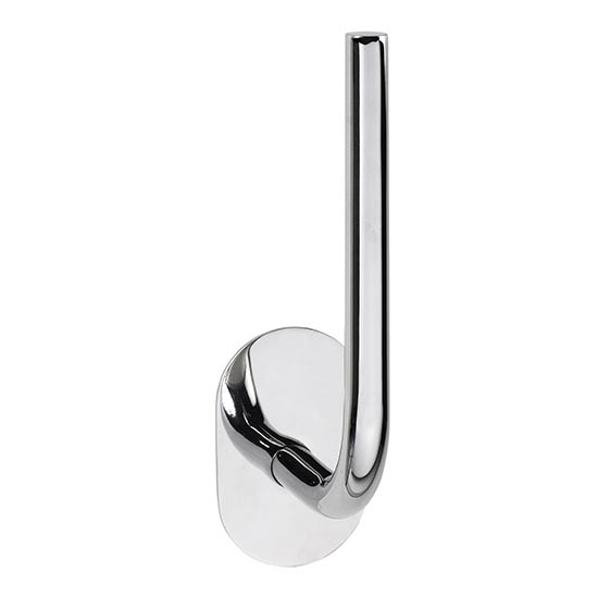 Soporte para papel 4,5x18 cm acero inoxidable/plateado