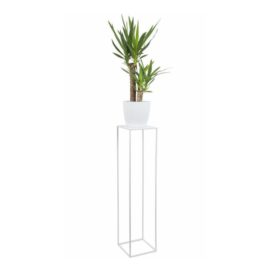Soporte para plantas 100x24 cm blanco