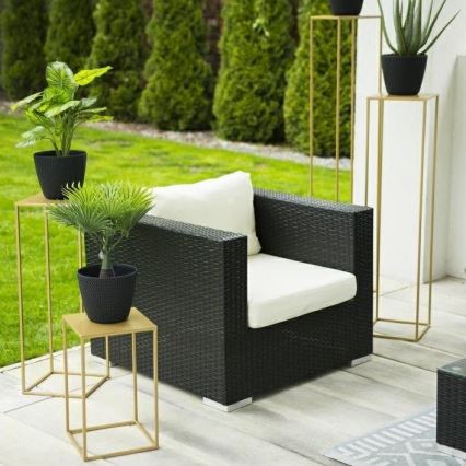 Soporte para plantas 100x24 cm dorado
