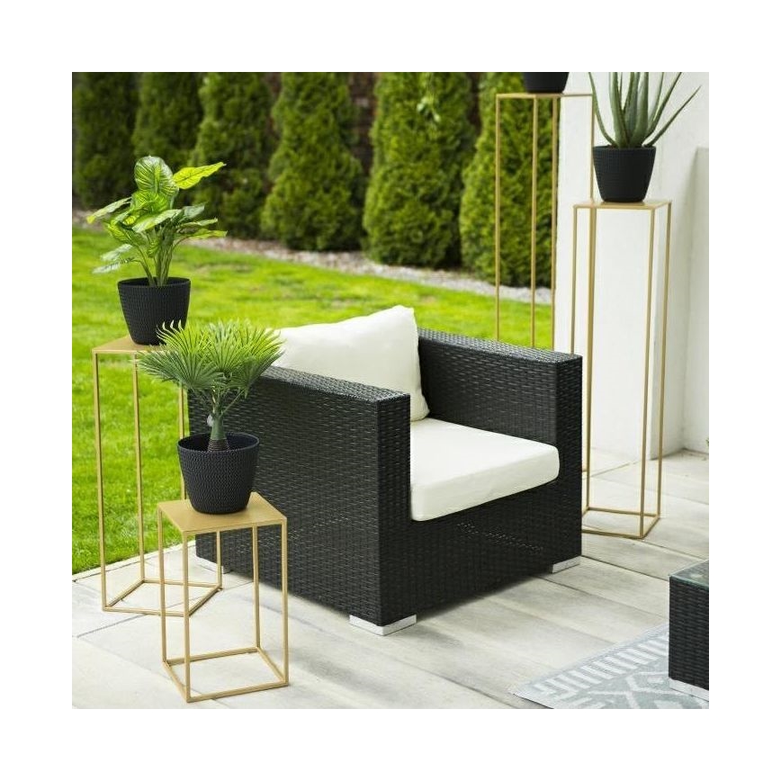 Soporte para plantas 100x24 cm dorado