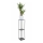 Soporte para plantas 100x24 cm negro