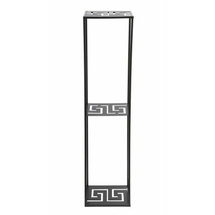 Soporte para plantas 100x24 cm negro