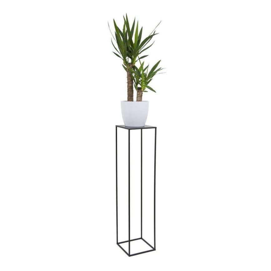 Soporte para plantas 100x24 cm negro