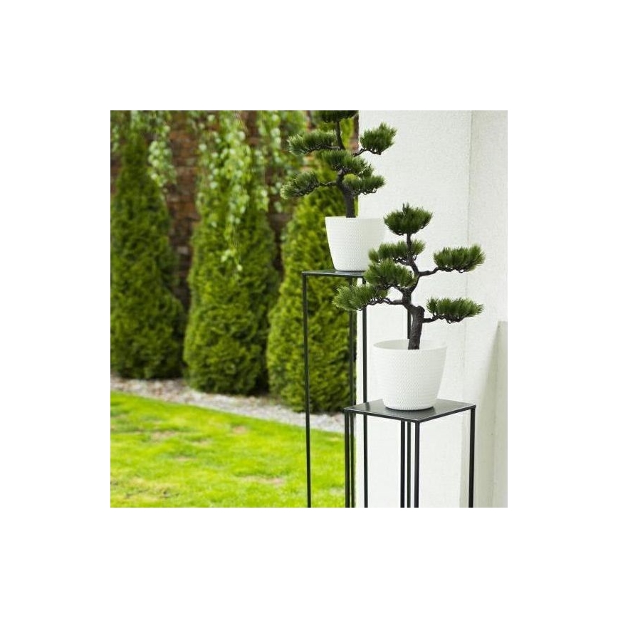 Soporte para plantas 100x24 cm negro