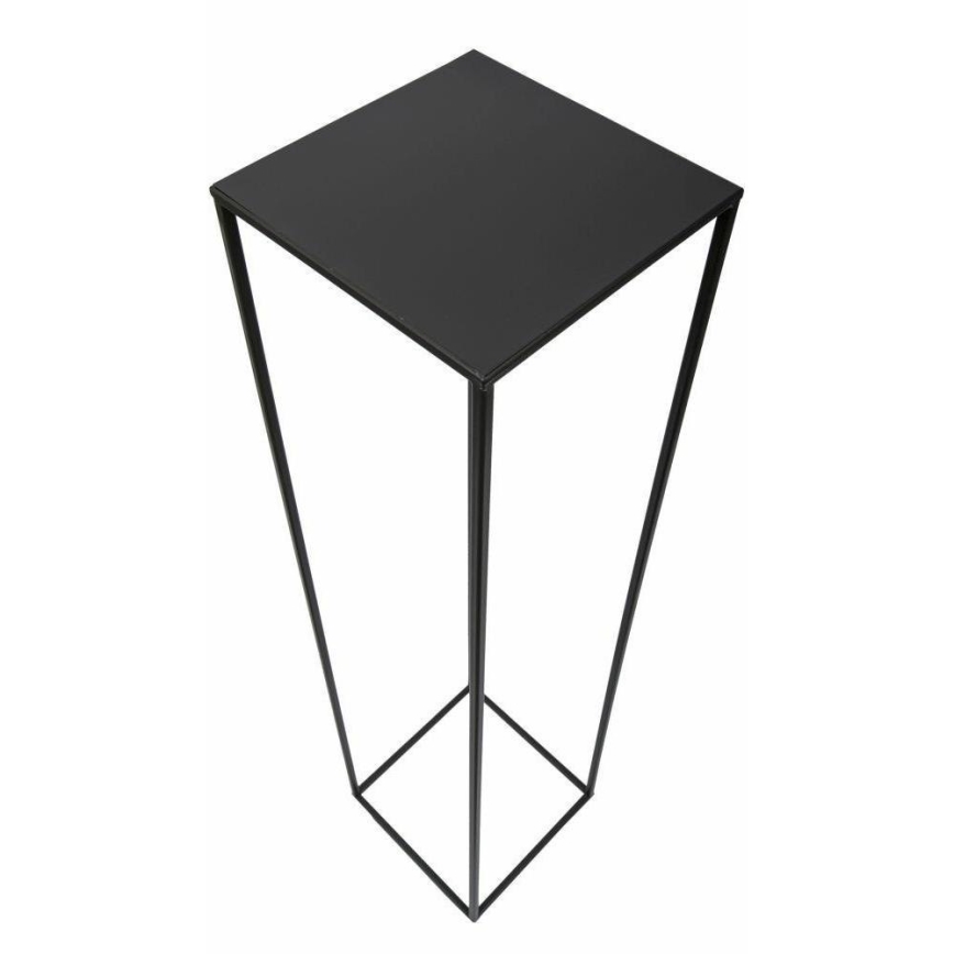 Soporte para plantas 100x24 cm negro
