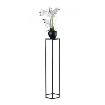 Soporte para plantas 100x24 cm negro