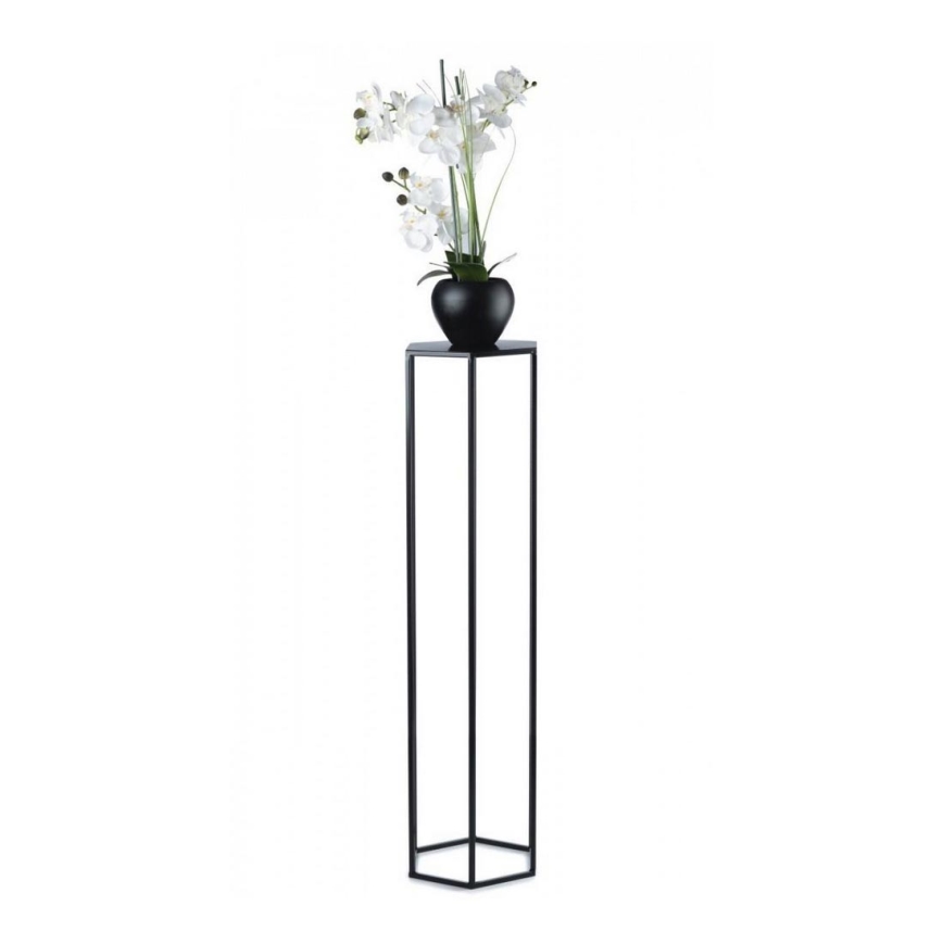 Soporte para plantas 100x24 cm negro