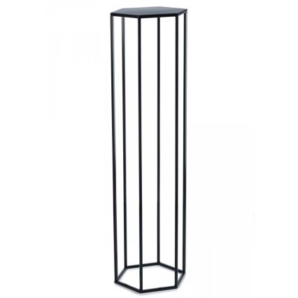 Soporte para plantas 100x24 cm negro