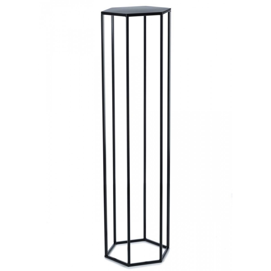 Soporte para plantas 100x24 cm negro