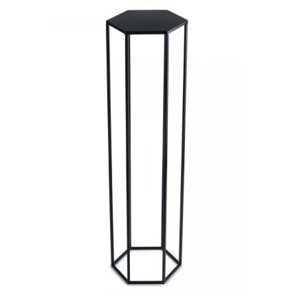 Soporte para plantas 100x24 cm negro