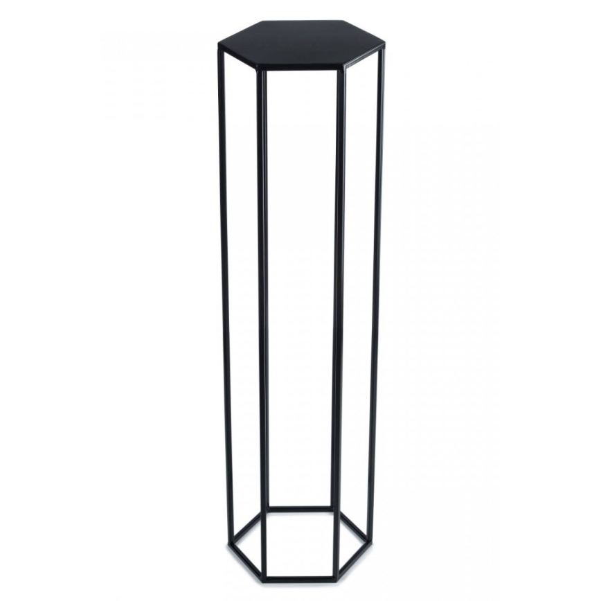 Soporte para plantas 100x24 cm negro