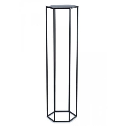 Soporte para plantas 100x24 cm negro