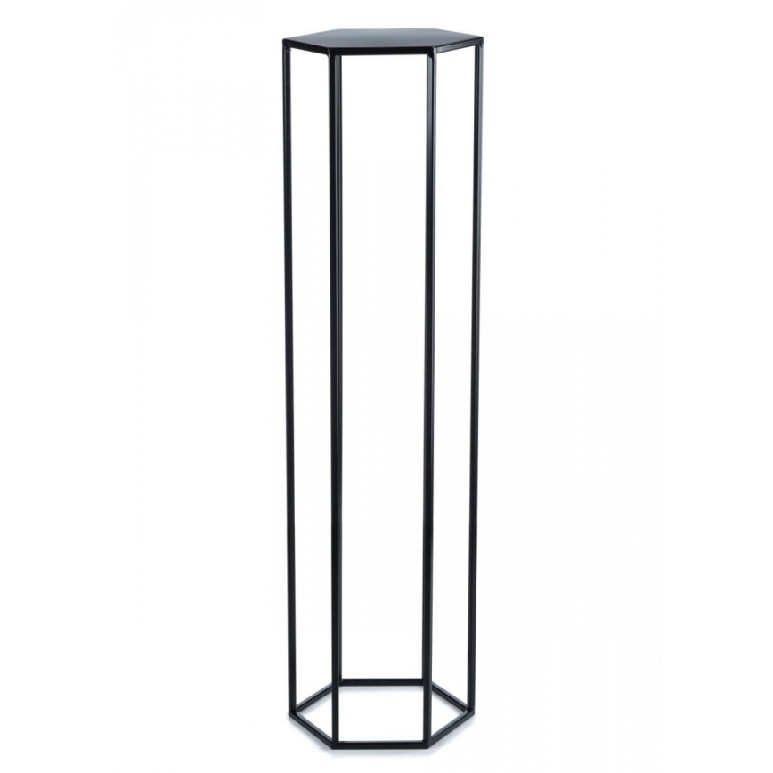 Soporte para plantas 100x24 cm negro