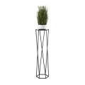 Soporte para plantas 100x24 cm negro