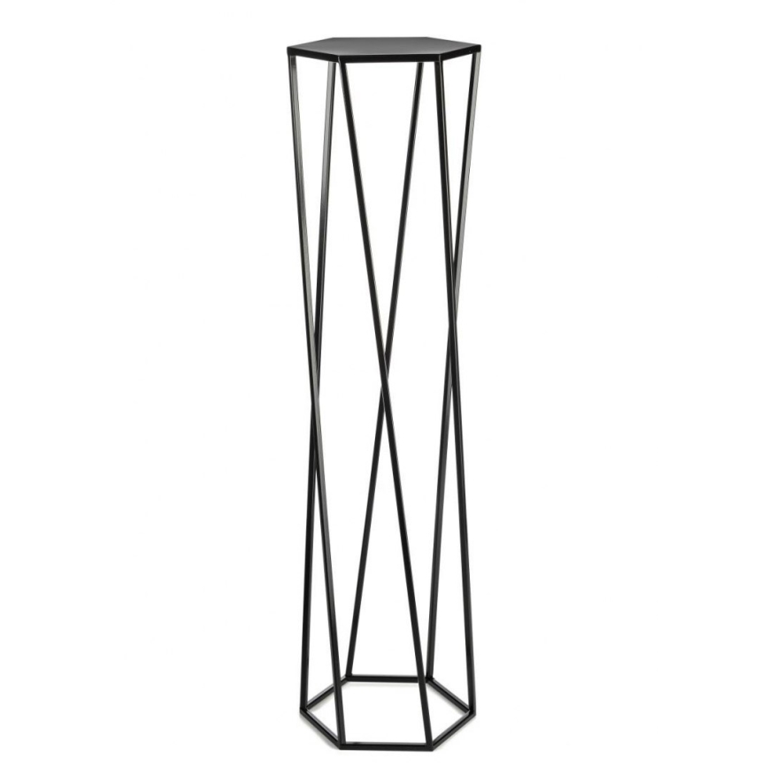 Soporte para plantas 100x24 cm negro