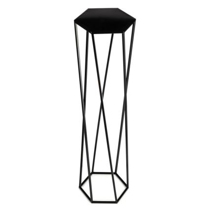 Soporte para plantas 100x24 cm negro