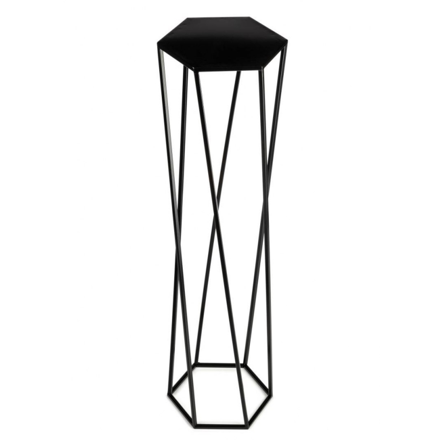 Soporte para plantas 100x24 cm negro