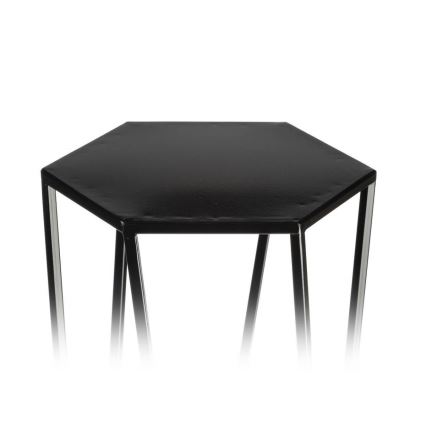 Soporte para plantas 100x24 cm negro