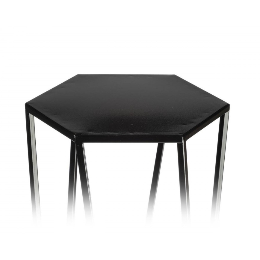 Soporte para plantas 100x24 cm negro