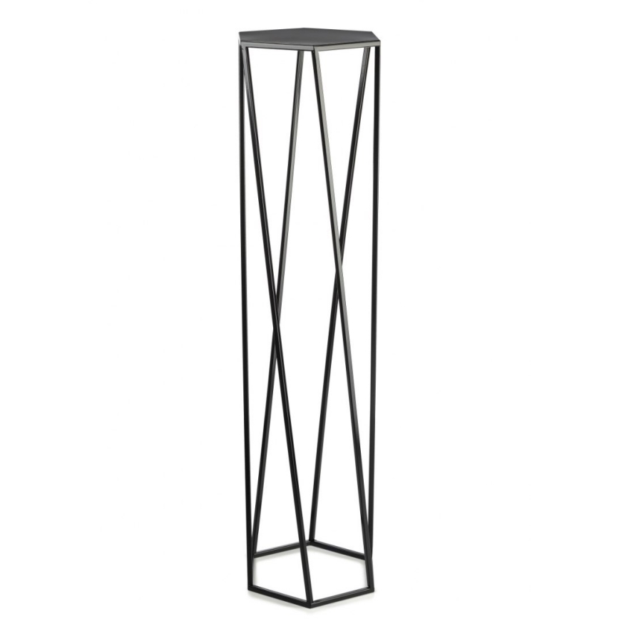 Soporte para plantas 100x24 cm negro
