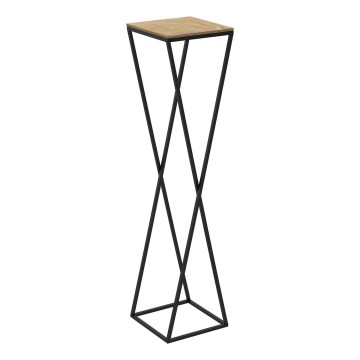 Soporte para plantas 100x24 cm negro