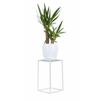 Soporte para flores 40x24 cm blanco