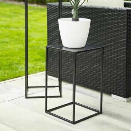 Soporte para plantas 40x24 cm negro