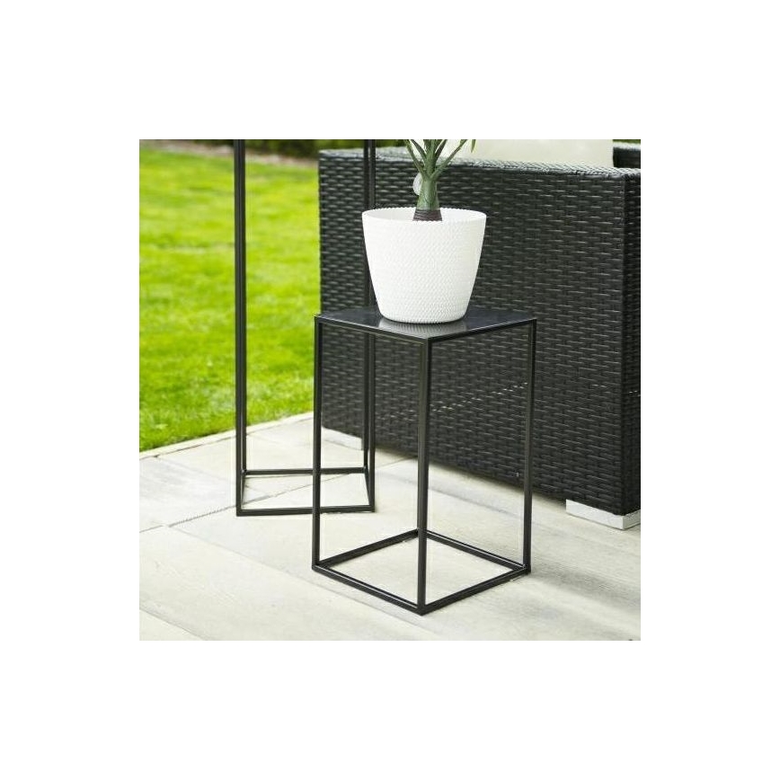 Soporte para plantas 40x24 cm negro