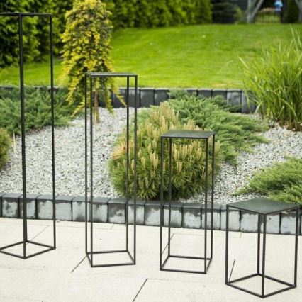 Soporte para plantas 40x24 cm negro