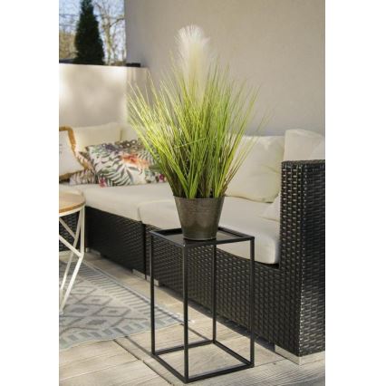 Soporte para plantas 40x24 cm negro