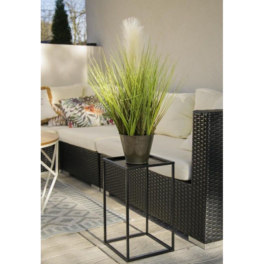 Soporte para plantas 40x24 cm negro