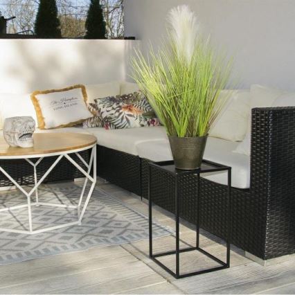 Soporte para plantas 40x24 cm negro