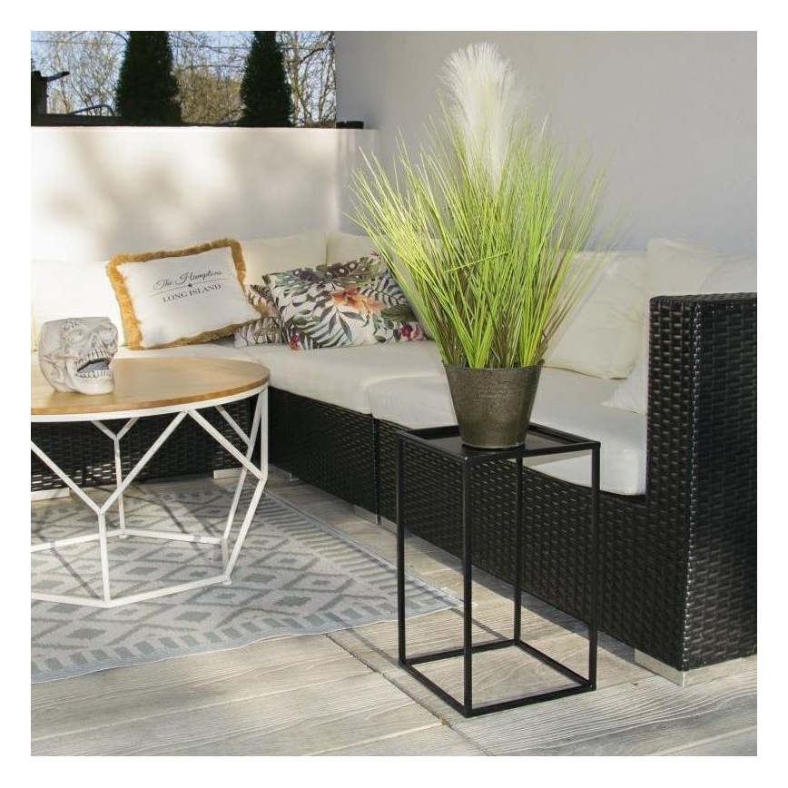 Soporte para plantas 40x24 cm negro