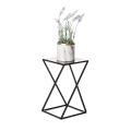 Soporte para plantas 40x24 cm negro