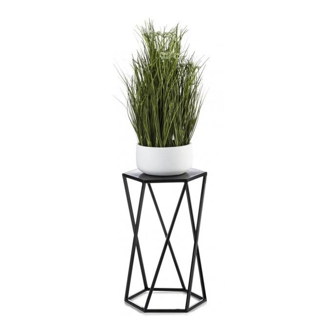 Soporte para plantas 40x24 cm negro