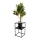 Soporte para plantas 40x24 negro