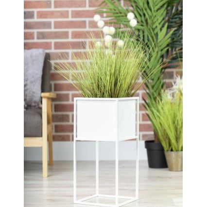 Soporte para plantas 50x24 cm blanco