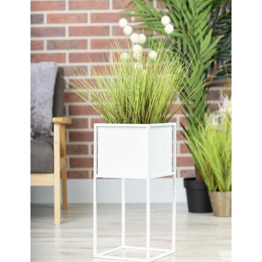 Soporte para plantas 50x24 cm blanco
