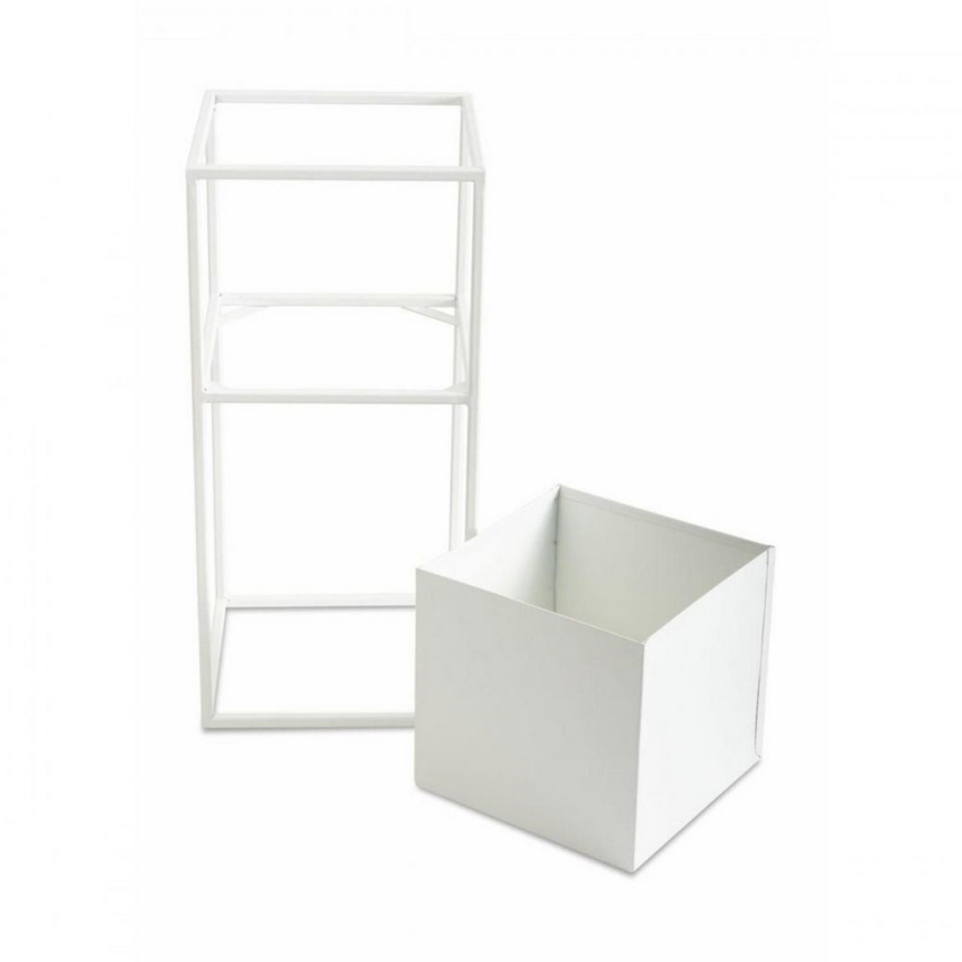 Soporte para plantas 50x24 cm blanco