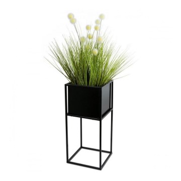 Soporte para plantas 50x24 cm negro