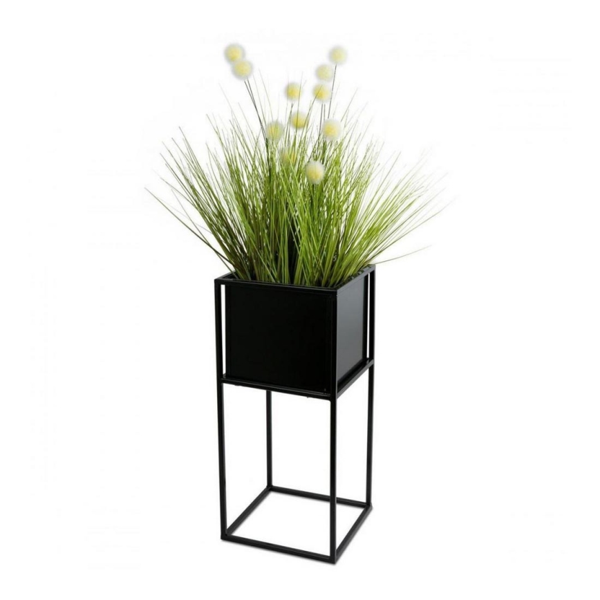Soporte para plantas 50x24 cm negro