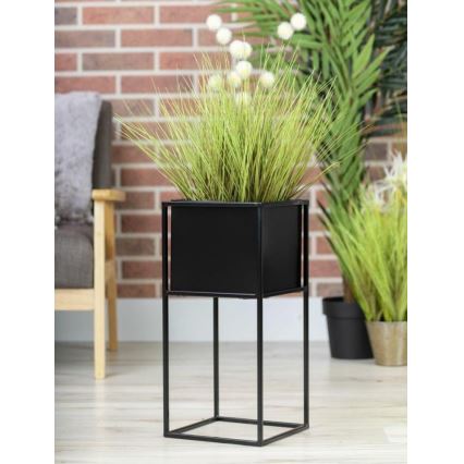 Soporte para plantas 50x24 cm negro