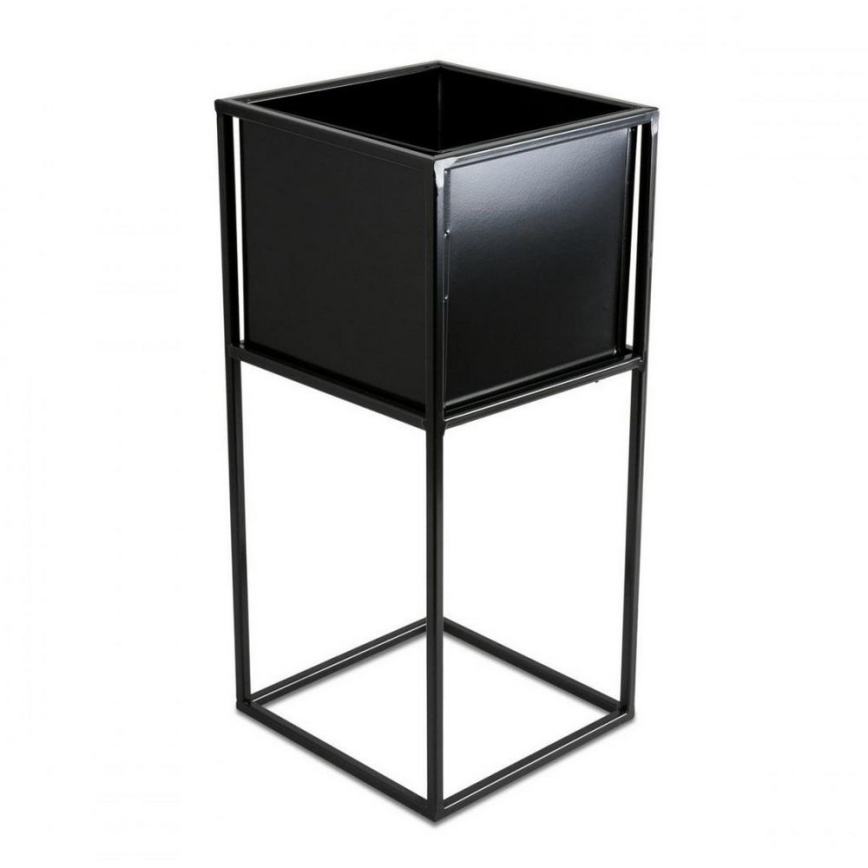 Soporte para plantas 50x24 cm negro